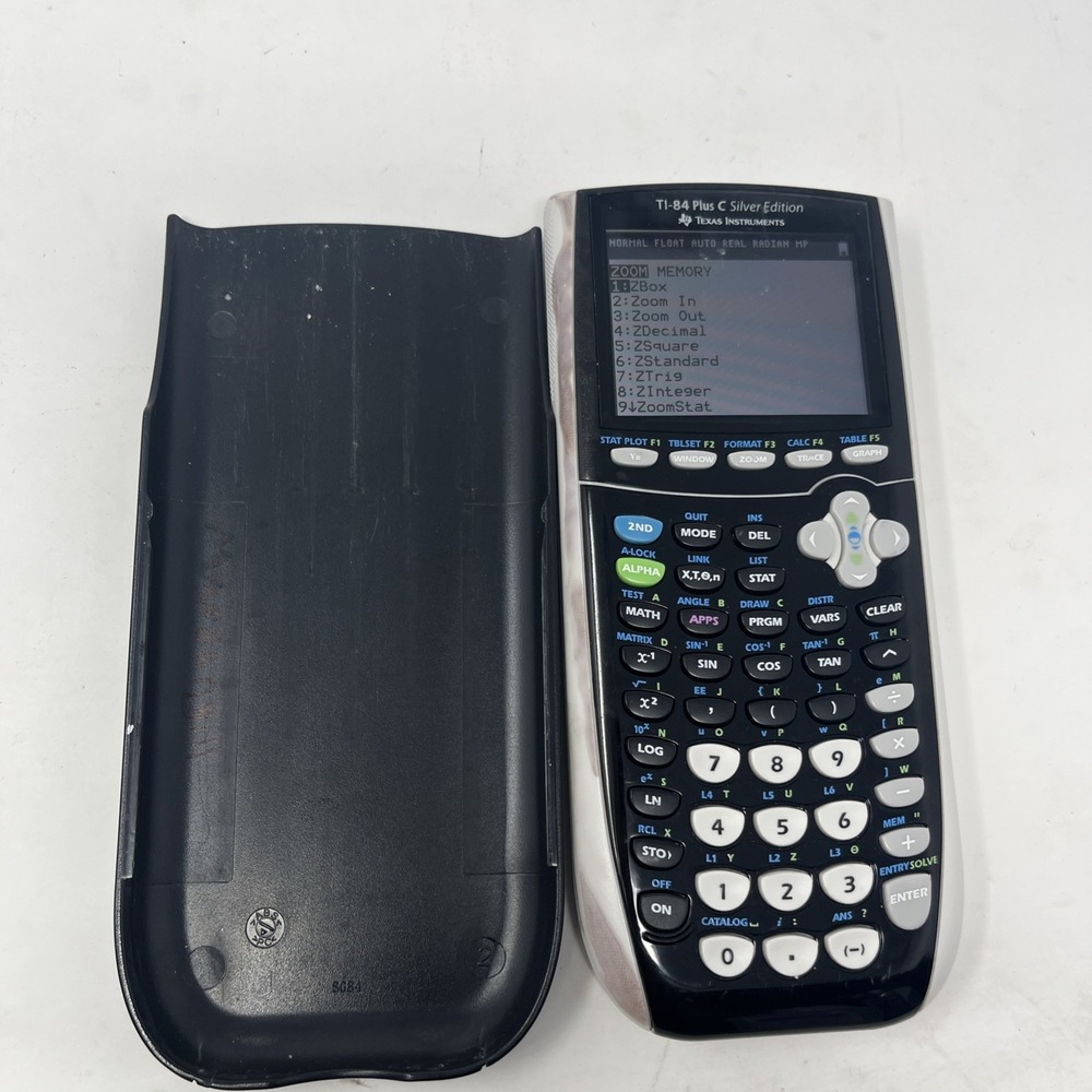 Texas Instruments TI-84 Plus C Silver Edition Graphing Calculator Black/White